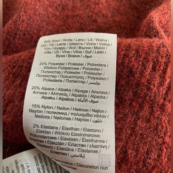 Selected Femme Maroon Knit Sweater - Picture 3 of 6